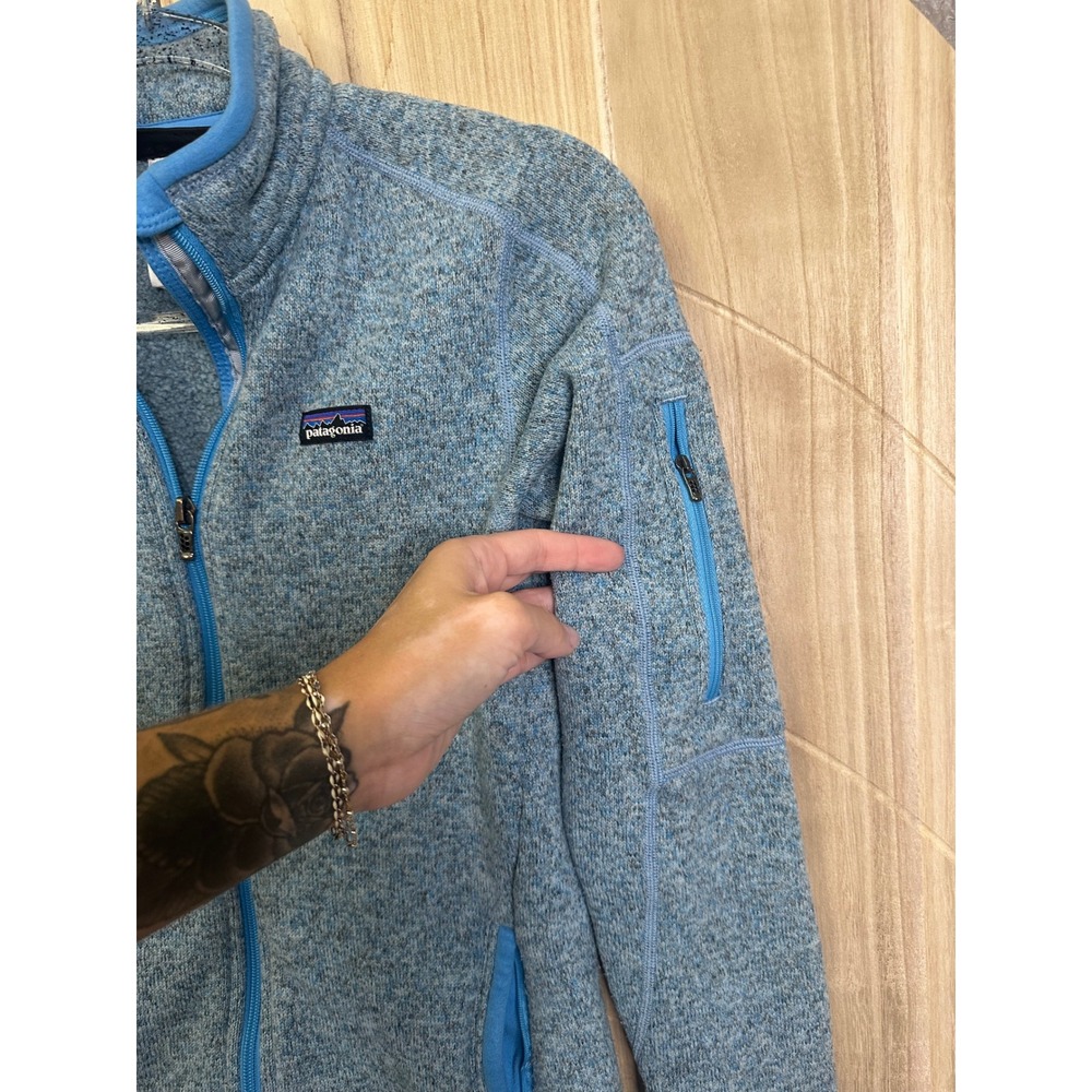 Patagonia Women's Better Sweater Fleece Jacket Full Zip‎ Blue Small S - Picture 4 of 8